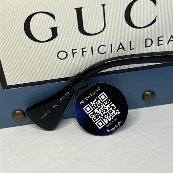 New - Gucci Pink Cat Eye Ladies Sunglasses GG1011S 005 57 Made in Italy main image 5